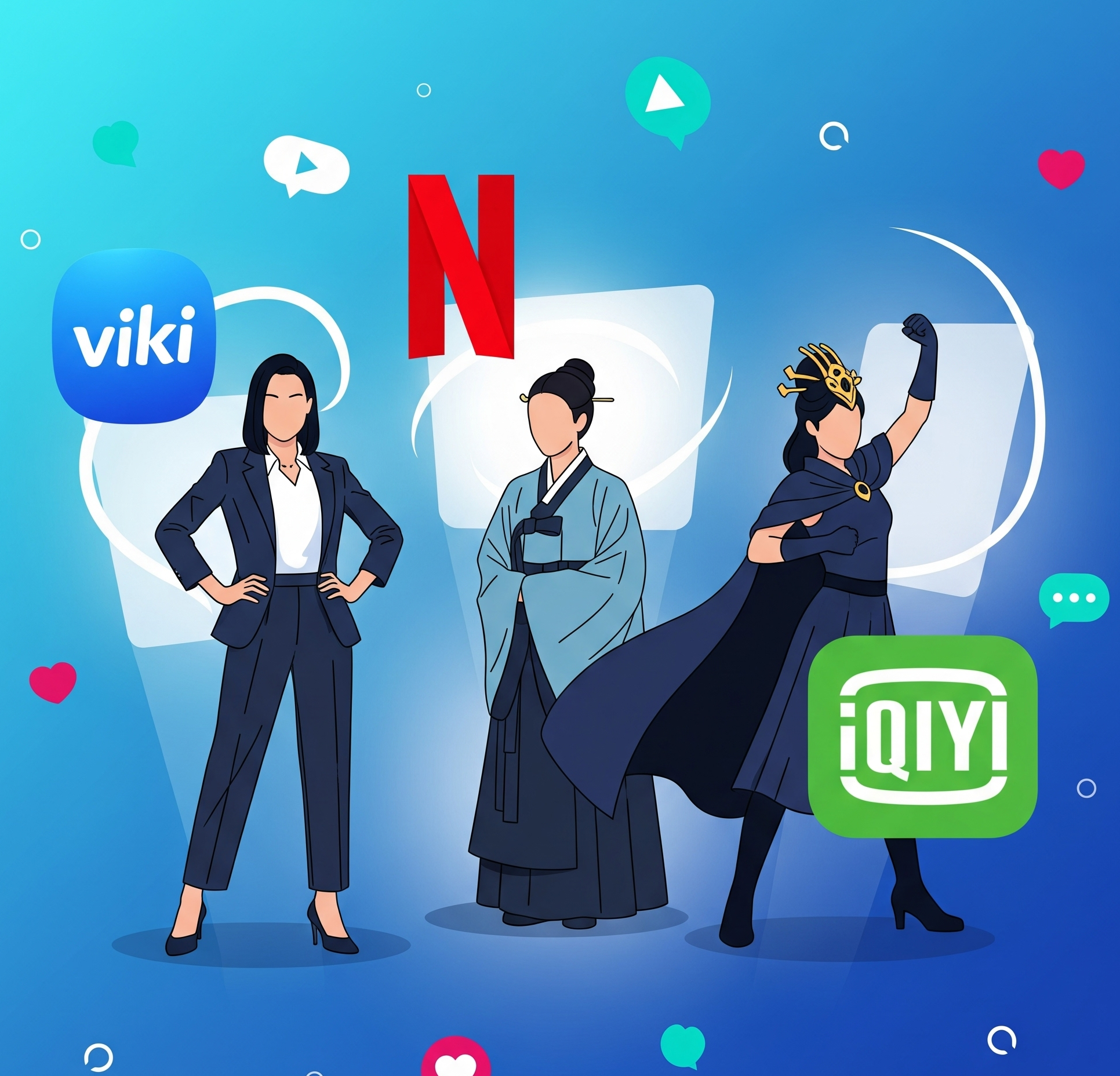 Applications gratuites pour les séries asiatiques