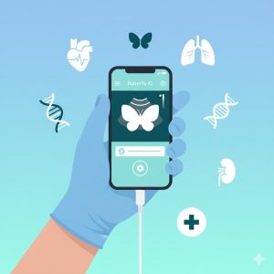 เครื่องอัลตราซาวนด์แบบพกพา Butterfly iQ ทำงานอย่างไร