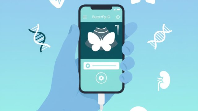 como funciona o ultrassom portátil Butterfly iQ