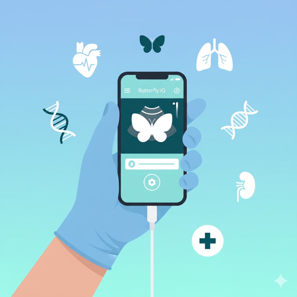 Så fungerar det bärbara ultraljudet Butterfly iQ